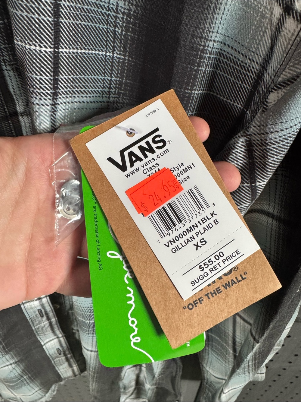 Vans women’s button down - Picture 6 of 6